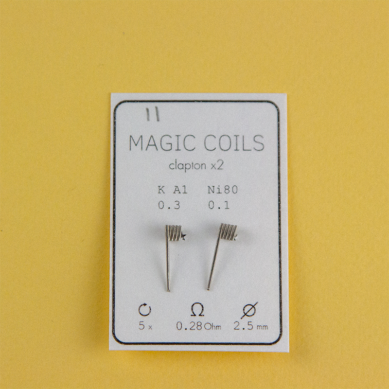 Magic Coils Fused Clapton x2 (преднамотанные койлы + вата) - 5