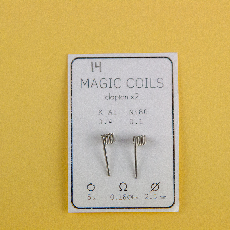 Magic Coils Fused Clapton x2 (преднамотанные койлы + вата) - 8