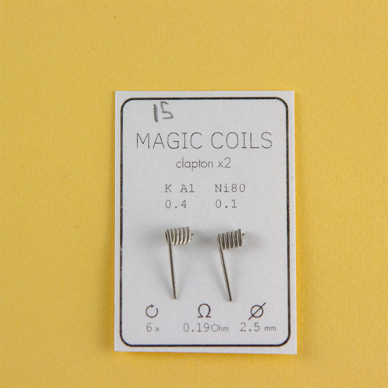 Magic Coils Fused Clapton x2 (преднамотанные койлы + вата) - 9