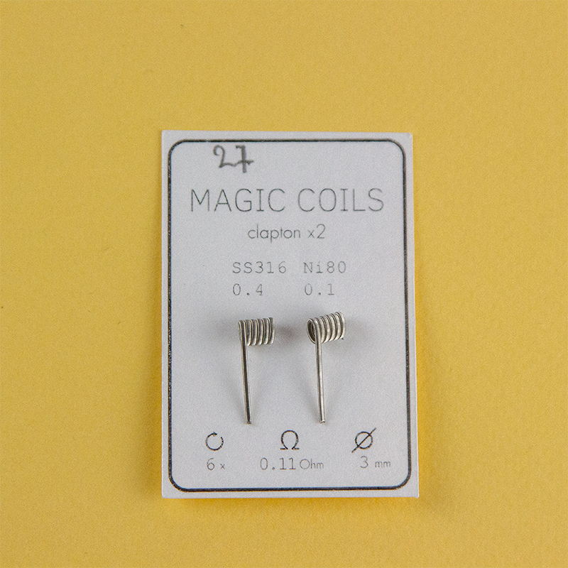 Magic Coils Fused Clapton x2 (преднамотанные койлы + вата) - 19