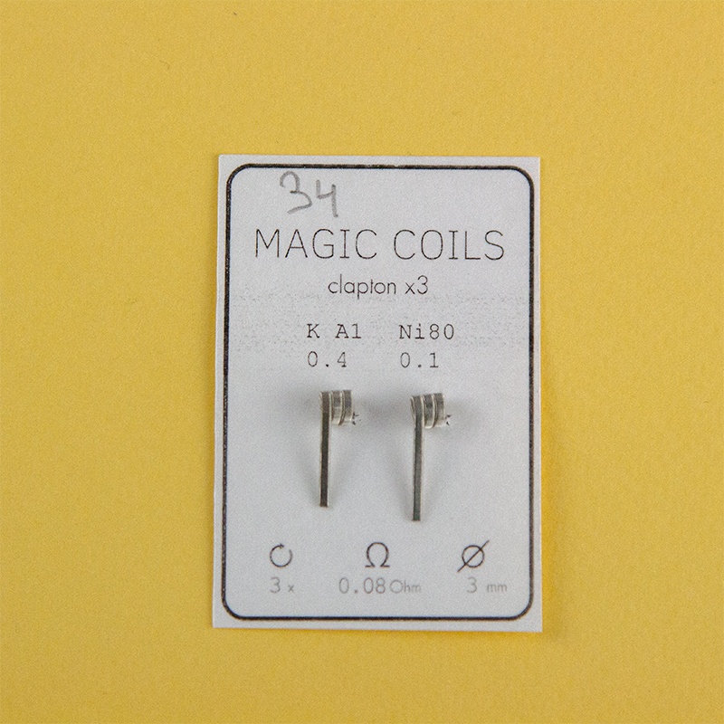 Magic Coils Triple x3 (преднамотанные койлы + вата) - 2
