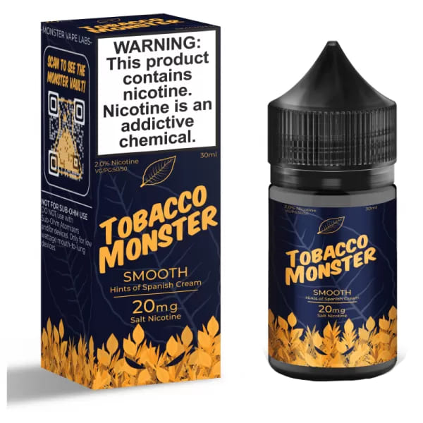 Жидкость Tobacco Monster Salt Smooth, 30 мл