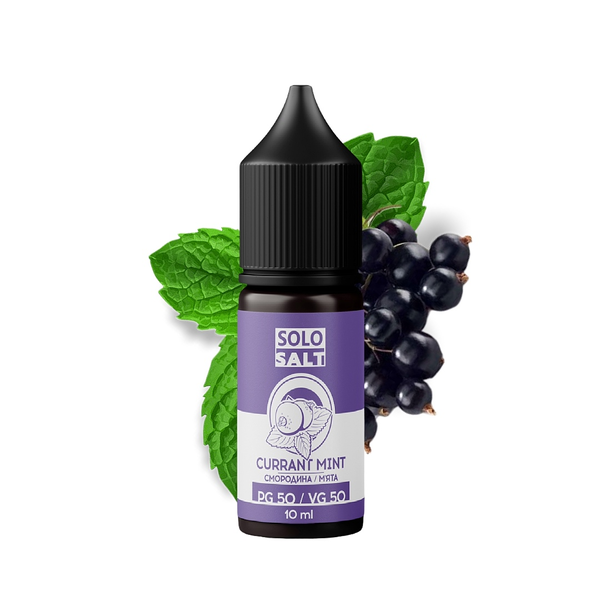 Жидкость SoloSalt Currant Mint, 10 мл, 25 мг