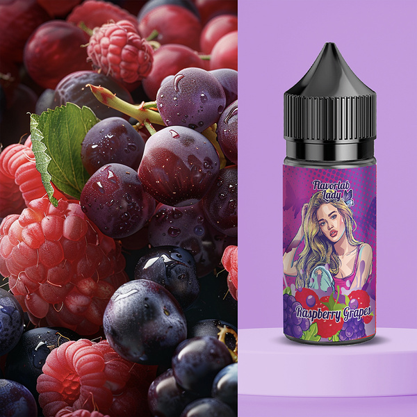 Набор Flavorlab Lady Raspberry Grapes, 30 мл