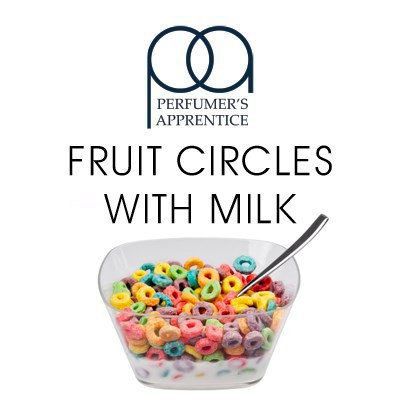 Ароматизатор TPA Fruit Circles With Milk (Фруктовые кольца с молоком)