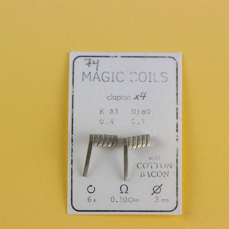 Magic Coils Fused Clapton x4 (попередньо намотані койли + вата) - 3