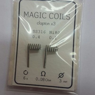 Magic Coils Fused Clapton (преднамотанние койли + вата) - 7