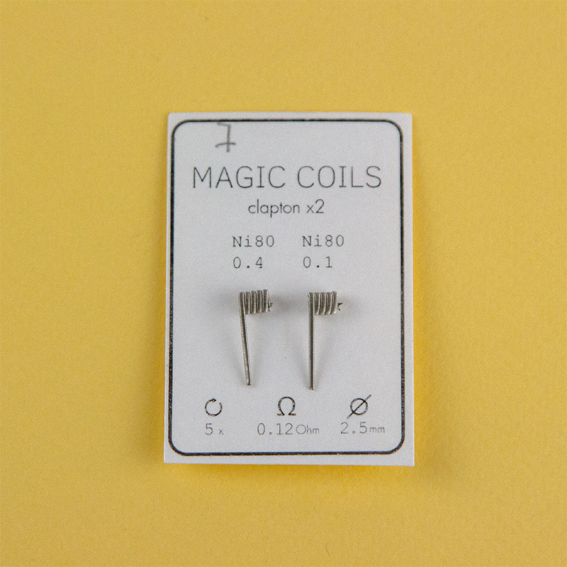 Magic Coils Fused Clapton x2 (преднамотанные койлы + вата) - 2