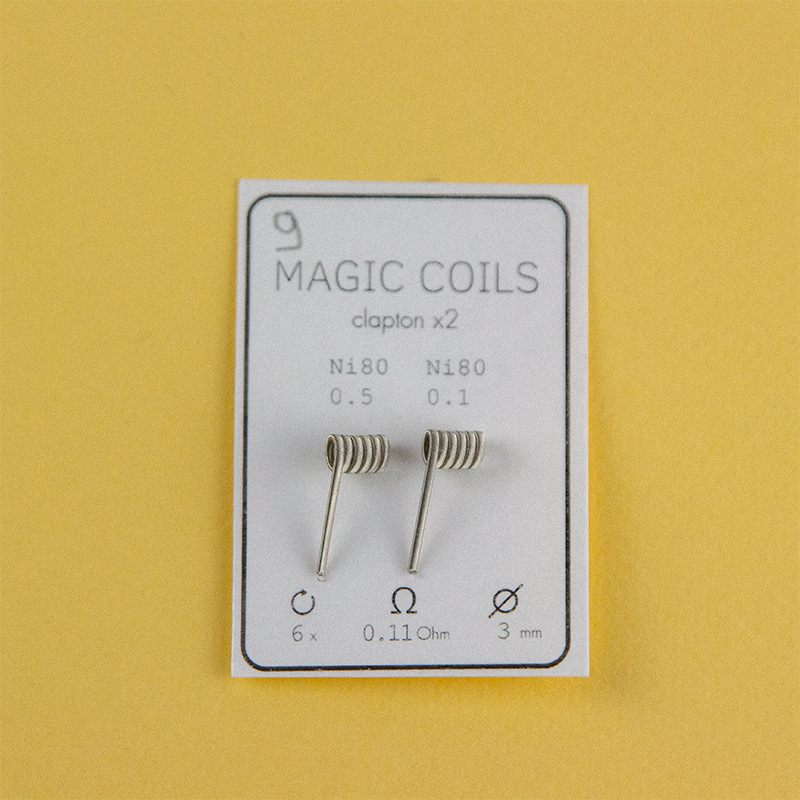 Magic Coils Fused Clapton x2 (преднамотанные койлы + вата) - 4