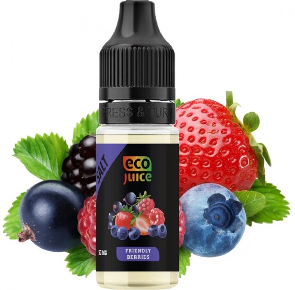 Жидкость Eco Juice - Friendly Berries 10 мл, 50 мг
