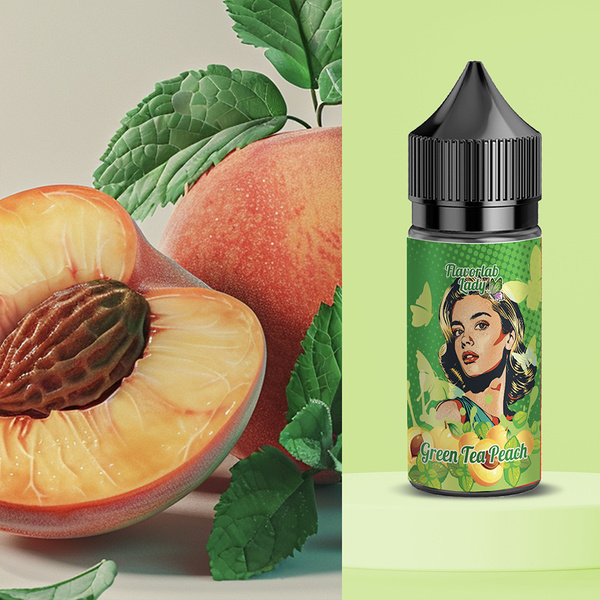 Набор Flavorlab Lady Green Tea Peach, 30 мл