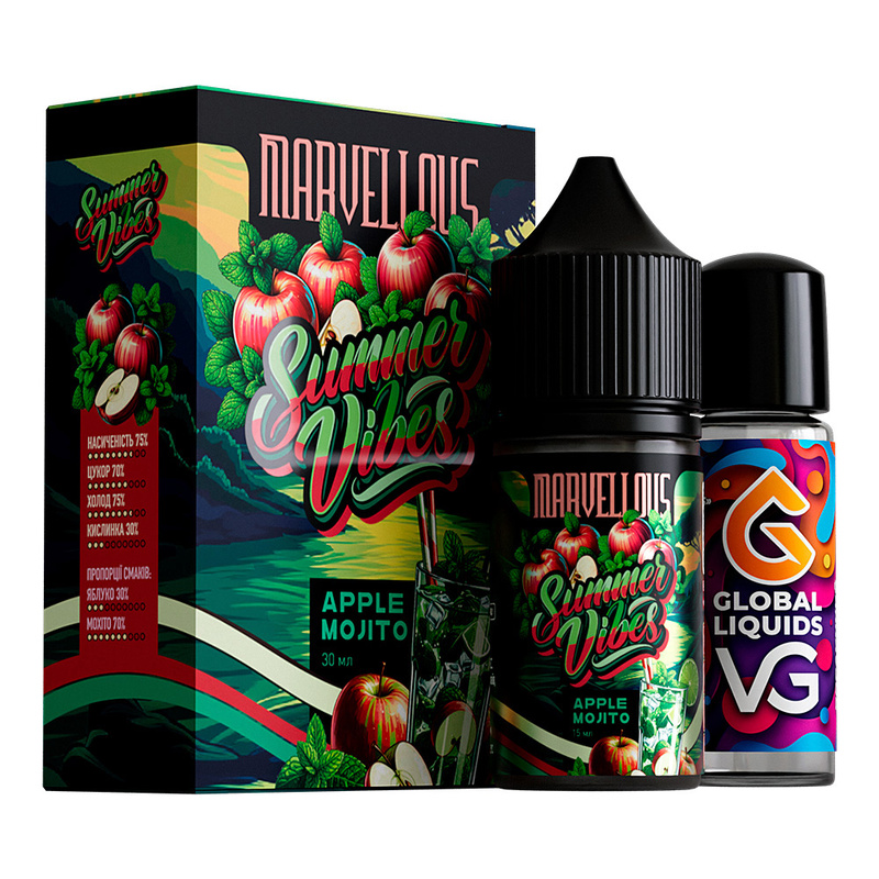 Набор Marvellous Summer Apple Mojito, 30 мл