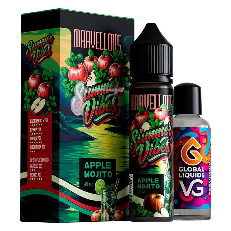 Набор Marvellous Summer Apple Mojito, 60 мл