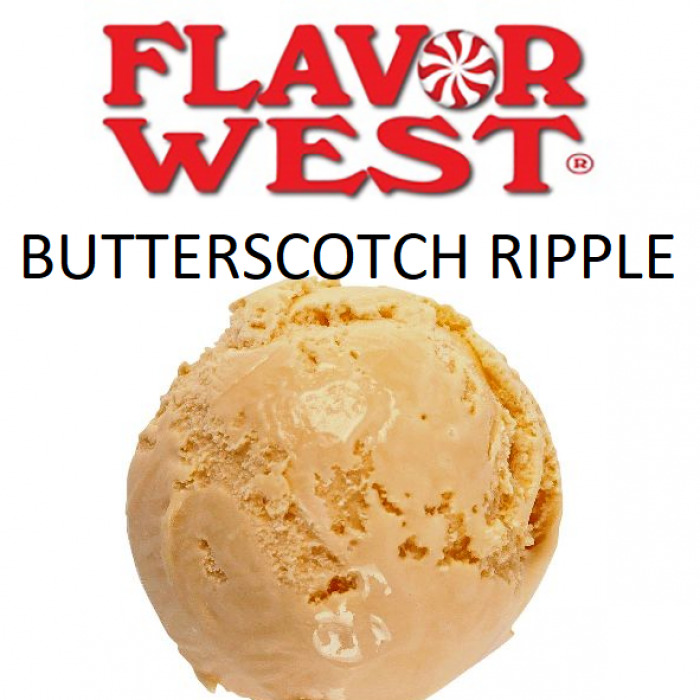 Ароматизатор Flavor West Butterscotch ripple (Морозиво з ірискою)