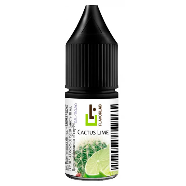 Ароматизатор FlavorLab Cactus Lime (Кактус та лайм), 10 мл