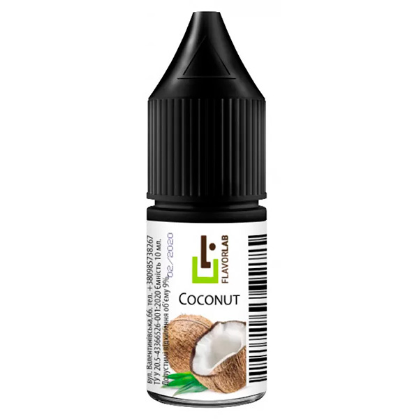 Ароматизатор FlavorLab Coconut (Кокос), 10 мл