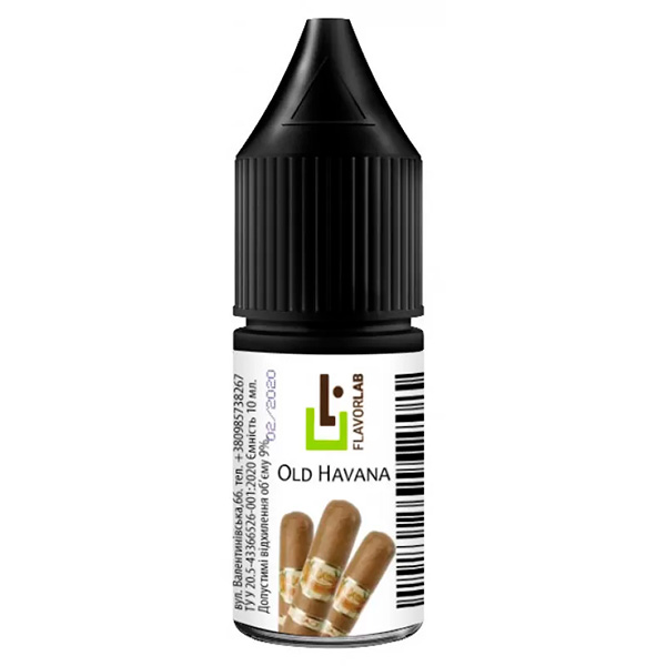 Ароматизатор FlavorLab Old Havana (Старая Гавана), 10 мл