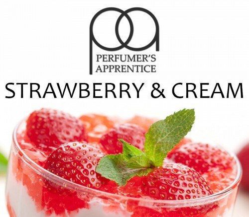 Ароматизатор TPA Strawberries and Cream (Полуниця з вершками)