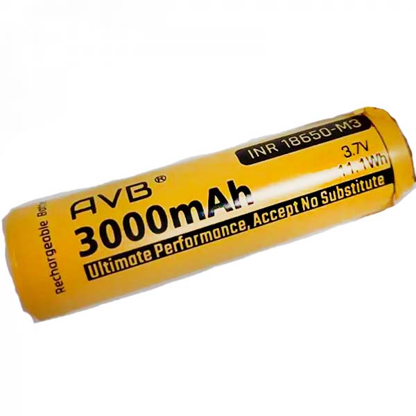 Аккумулятор AVB Battery 18650 - М3 3000 mAh 20А (Original)