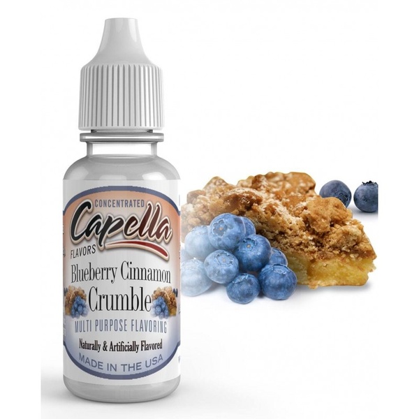 Ароматизатор Capella Blueberry Cinnamon Crumble (Черничный пирог с корицей), 5 мл