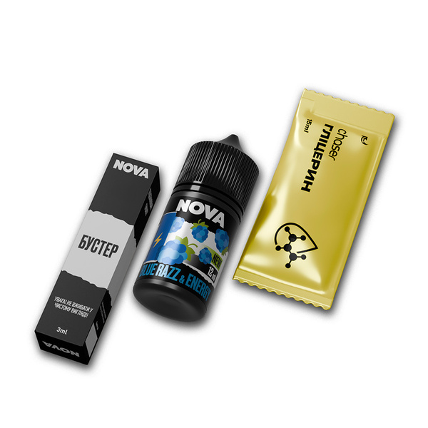 Набор Nova Blue Razz Energy, 30 мл