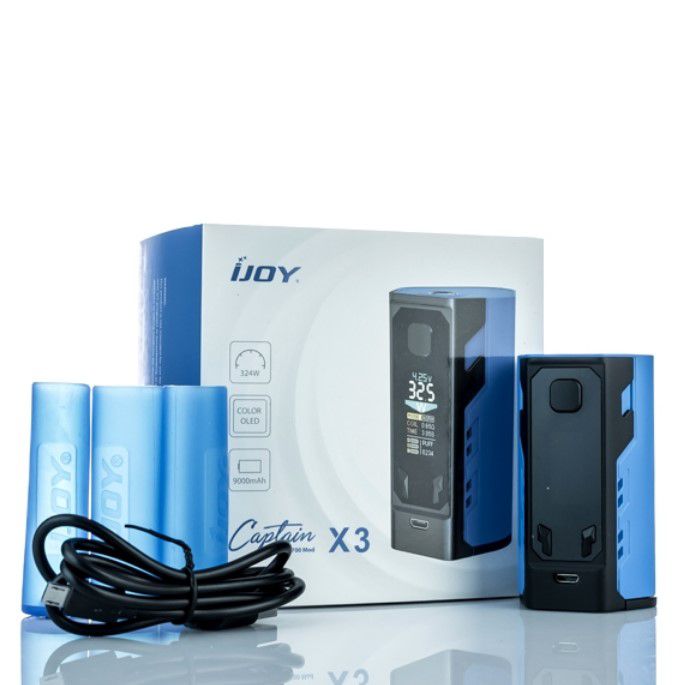 Бокс мод iJoy Captain X3 Triple 20700 324W Box Mod (Original) - 1