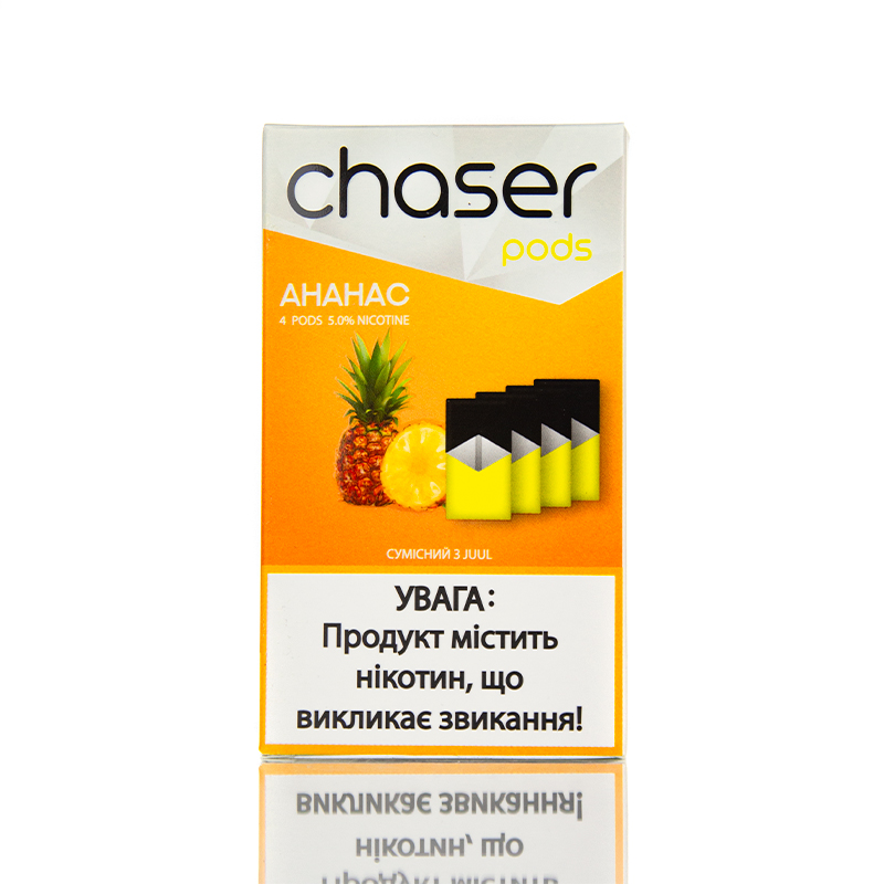 Змінний картридж для Juul Chaser Pods - Ананас 4 шт (Original)
