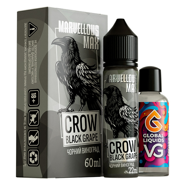 Набор Marvellous MAX Crow Black Grape, 60 мл