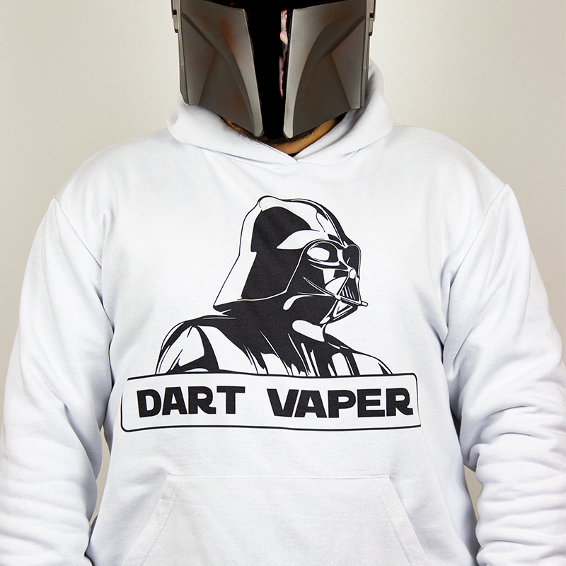 Худи "dart vaper" белое - 1