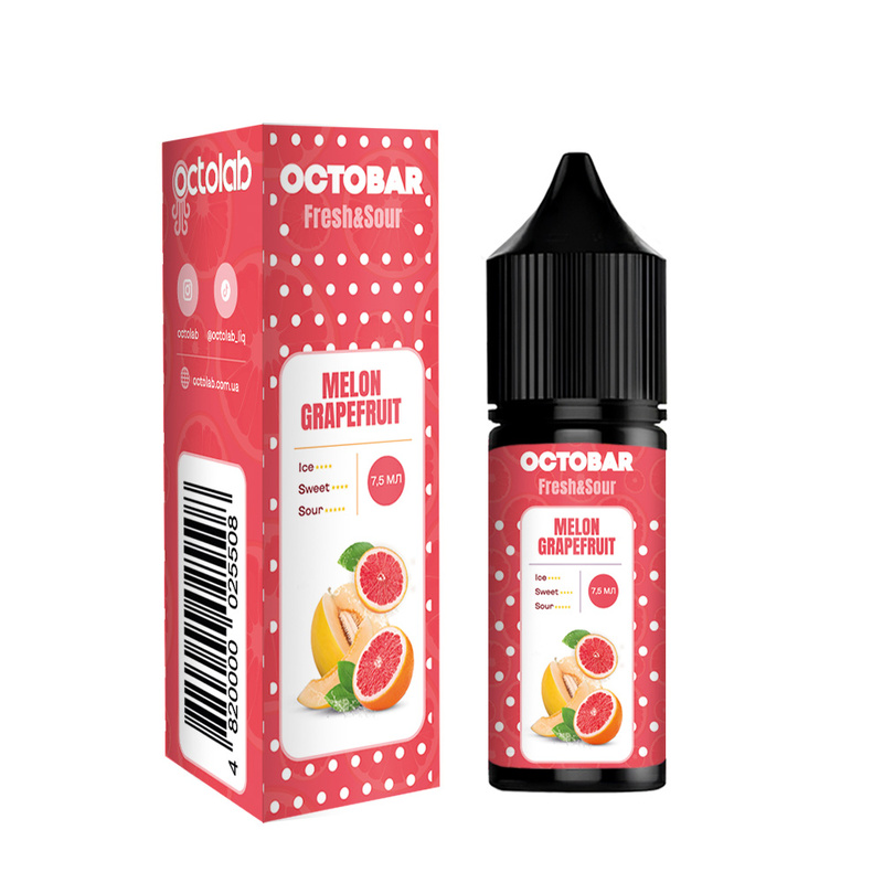 Набір Octobar Fresh Sour Melon Grapefruit, 15 мл