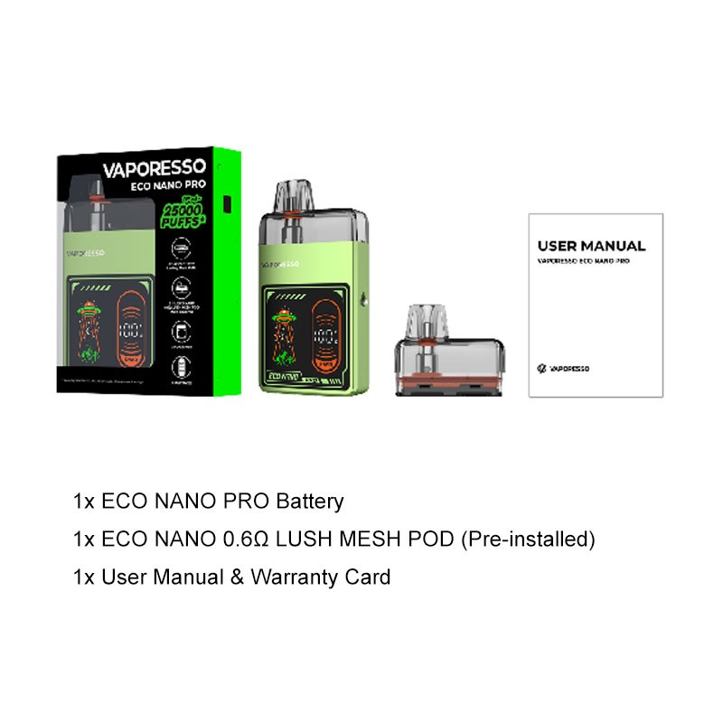 Стартовый набор Vaporesso ECO Nano Pro (Original) - 12