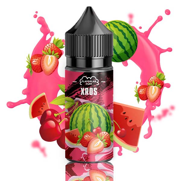 Жидкость Flavorlab XROS Watermelon Strawberry Cherry, 30 мл