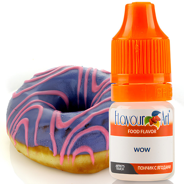 Ароматизатор FlavourArt WOW (Жареный пончик с фруктовой начинкой), 5 мл