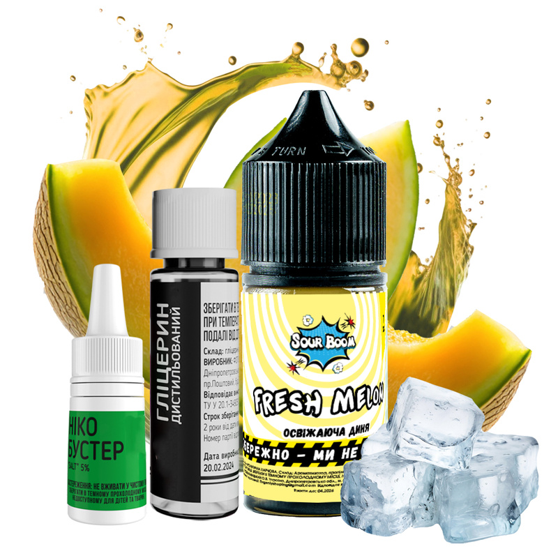 Набор Sour Boom Fresh Melon, 30 мл