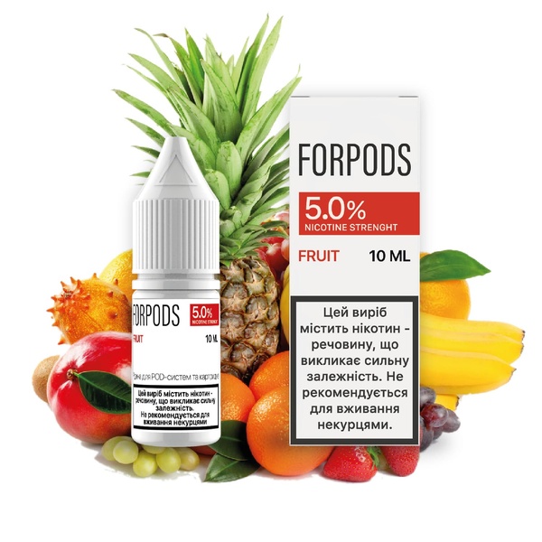 Рідина Forpods Fruit 10 мл, 50 мг