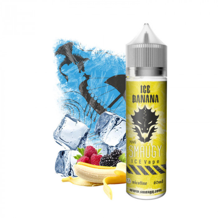 Жидкость Smaugy Banana ICE, 60 мл