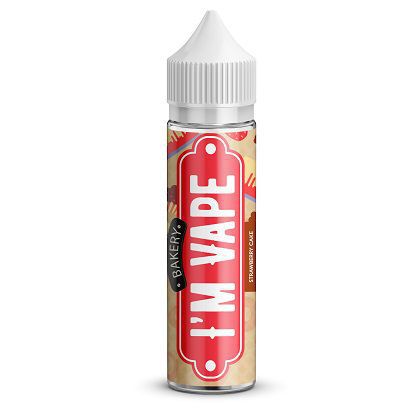 Жидкость I'm Vape Bakery Strawberry Cake, 60 мл
