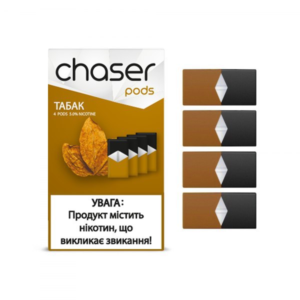 Сменный картридж для Juul Chaser Pods - Табак 4 шт (Original)