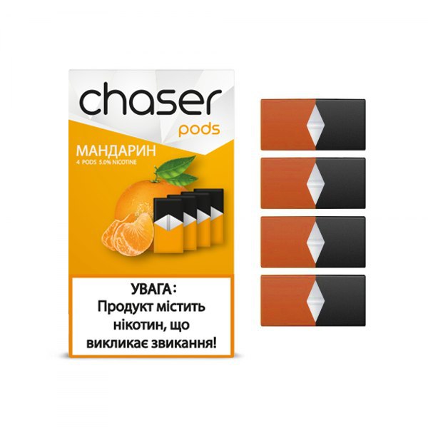 Змінний картридж для Juul Chaser Pods - Мандарин 4 шт (Original)