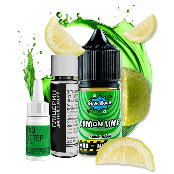 Набор Sour Boom Lemon Lime, 30 мл