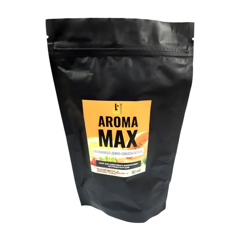 Набор Aroma max Клубника-Дыня-Лимон-Мята, 30 мл Солевой