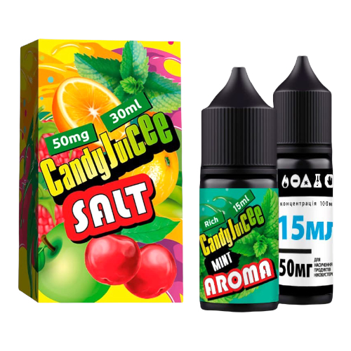 Набір Candy Juice Mint, 30 мл Сольовий