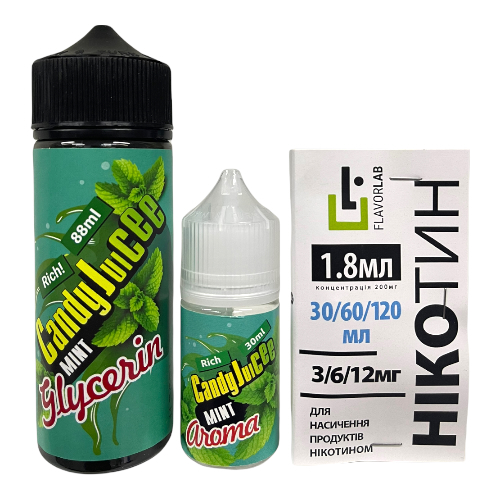 Набір Candy Juice Mint, 120 мл Органічний