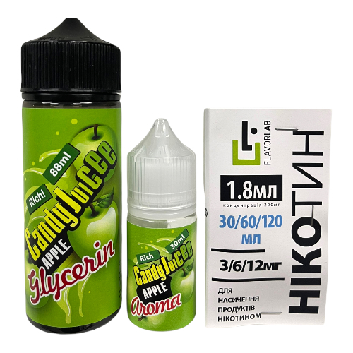 Набір Candy Juice Apple, 120 мл Органічний