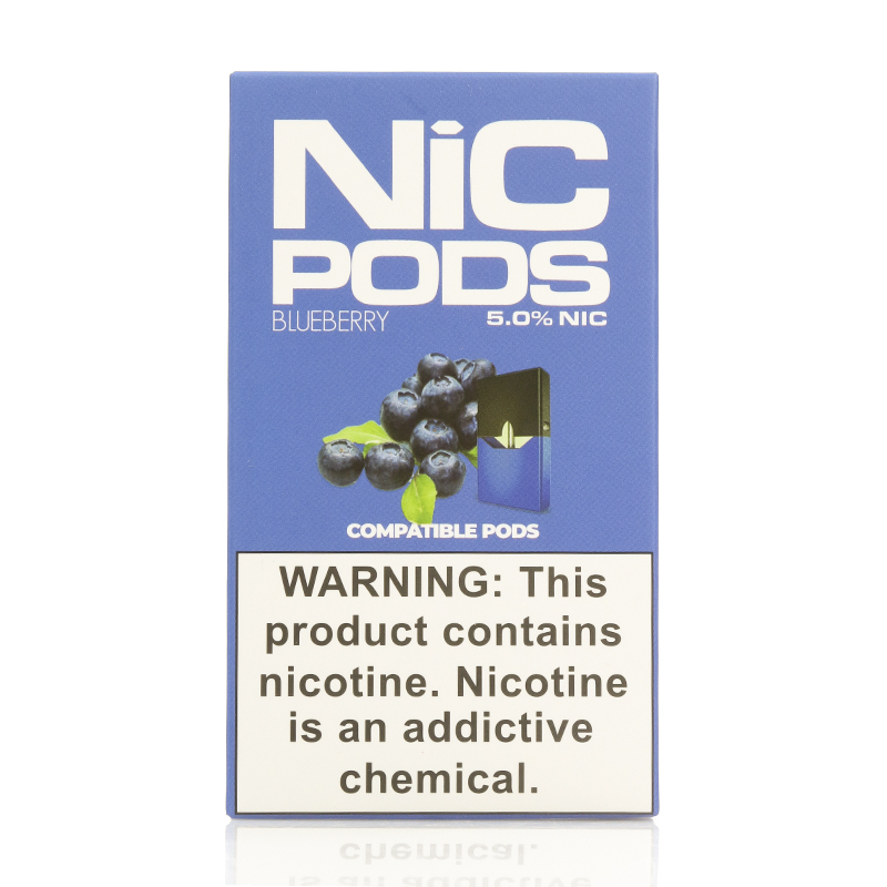 Испаритель одноразовый для Juul Nic Pods Cartridge Blueberry 4 шт (Original)