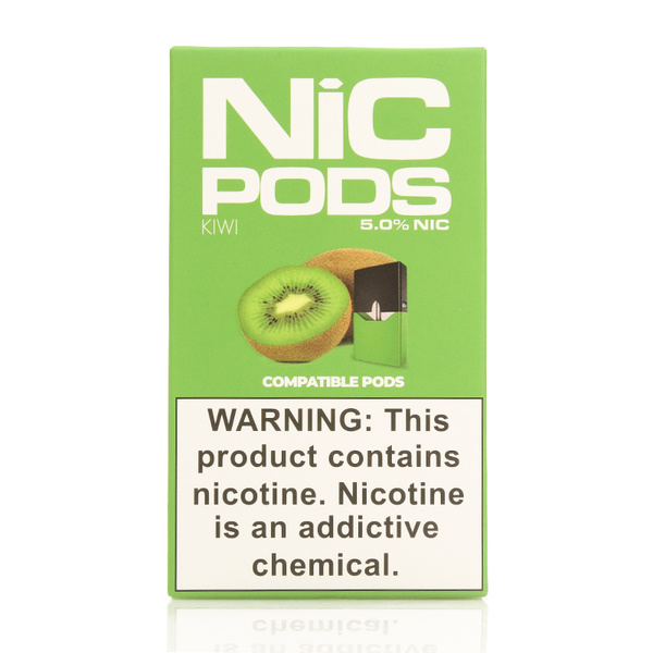 Испаритель одноразовый для Juul Nic Pods Cartridge Kiwi 4 шт (Original)