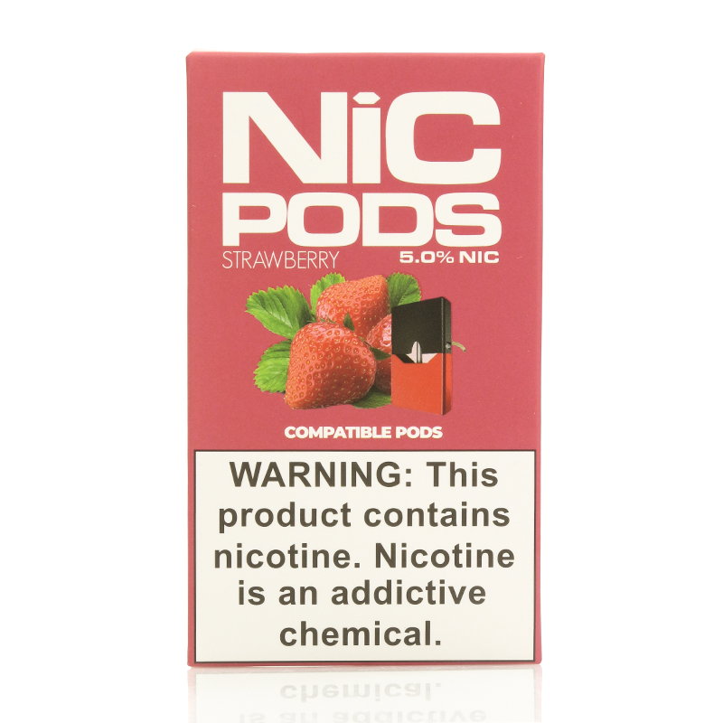 Испаритель одноразовый для Juul Nic Pods Cartridge Strawberry 4 шт (Original)