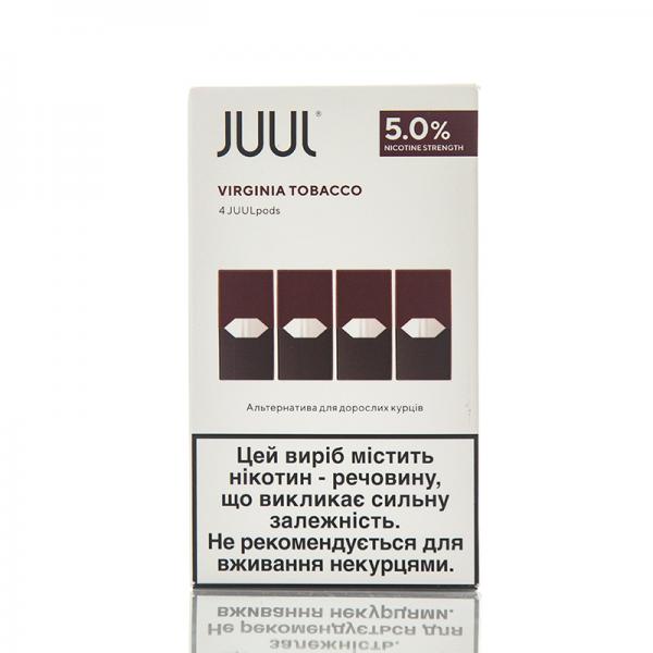 Картриджі JUUL Cartridge Virginia Tobacco 4 шт (Original)