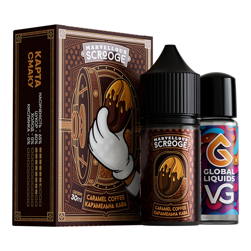 Набор Marvellous Scrooge Caramel Coffee, 30 мл