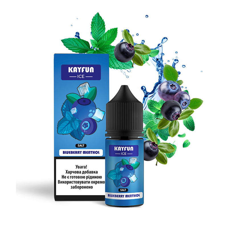 Набор Kayfun Ice Blueberry Mentol, 30 мл